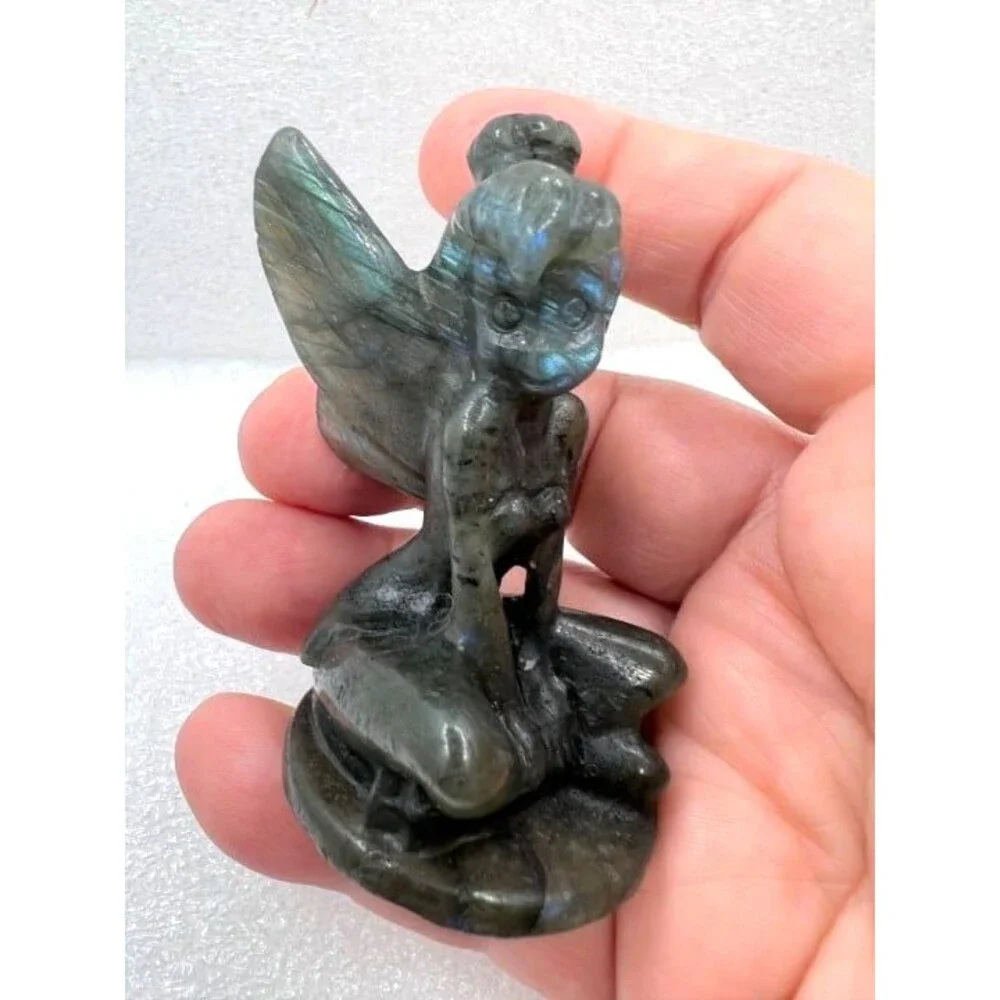 Labradorite Tinkerbell Carving